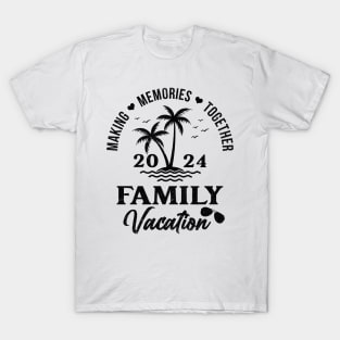 Palm Tree Family Vacation 2024 T-Shirt